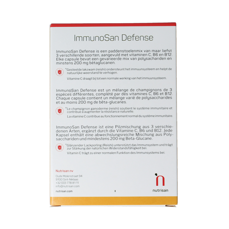 Nutrisan Immunosan defense 45 Vegetarische capsules