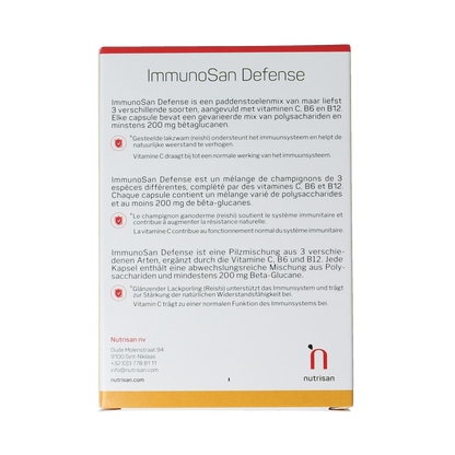 Nutrisan Immunosan defense 45.00 Vegetarische capsules