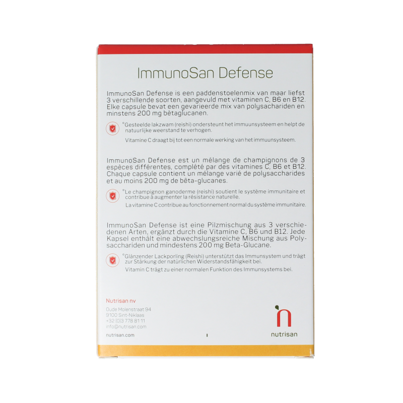 Nutrisan Immunosan defense 90 Vegetarische capsules