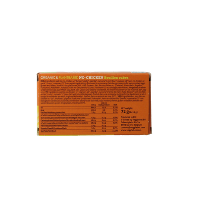 Vcubes Bouillonblokjes no chicken bio 72 Gram