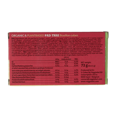 Vcubes Bouillonblokjes pad Thai bio 72 Gram