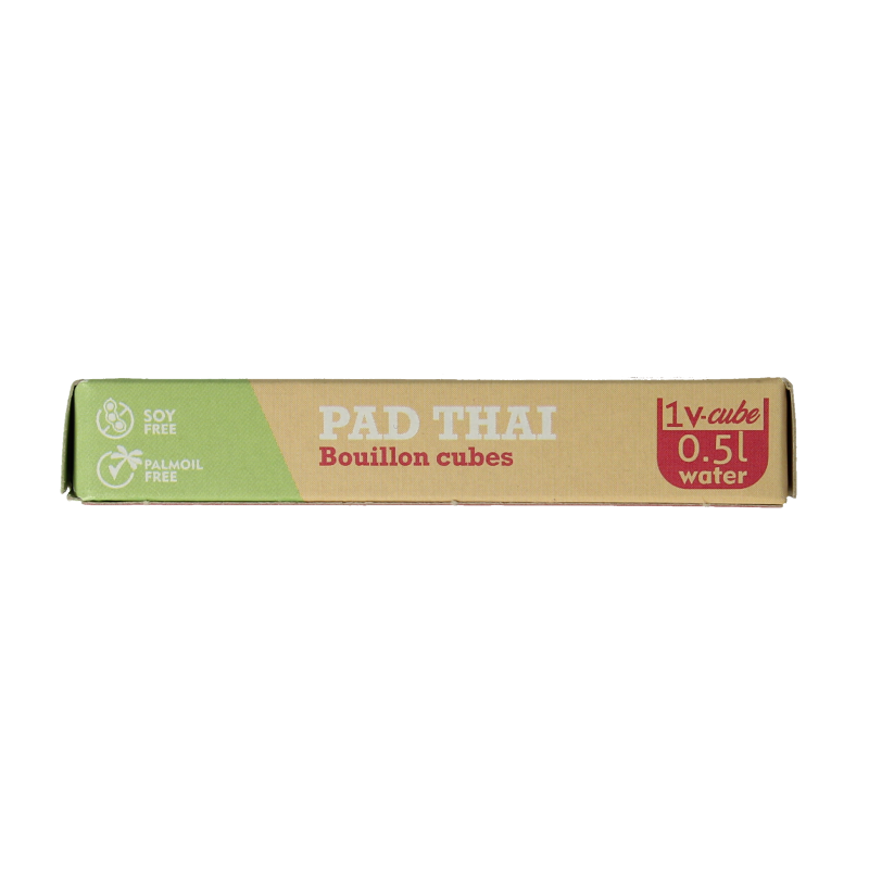 Vcubes Bouillonblokjes pad Thai bio 72 Gram