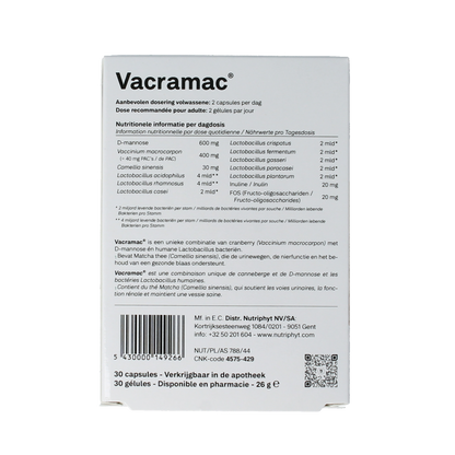 Nutriphyt Vacramac 30.00 Capsules