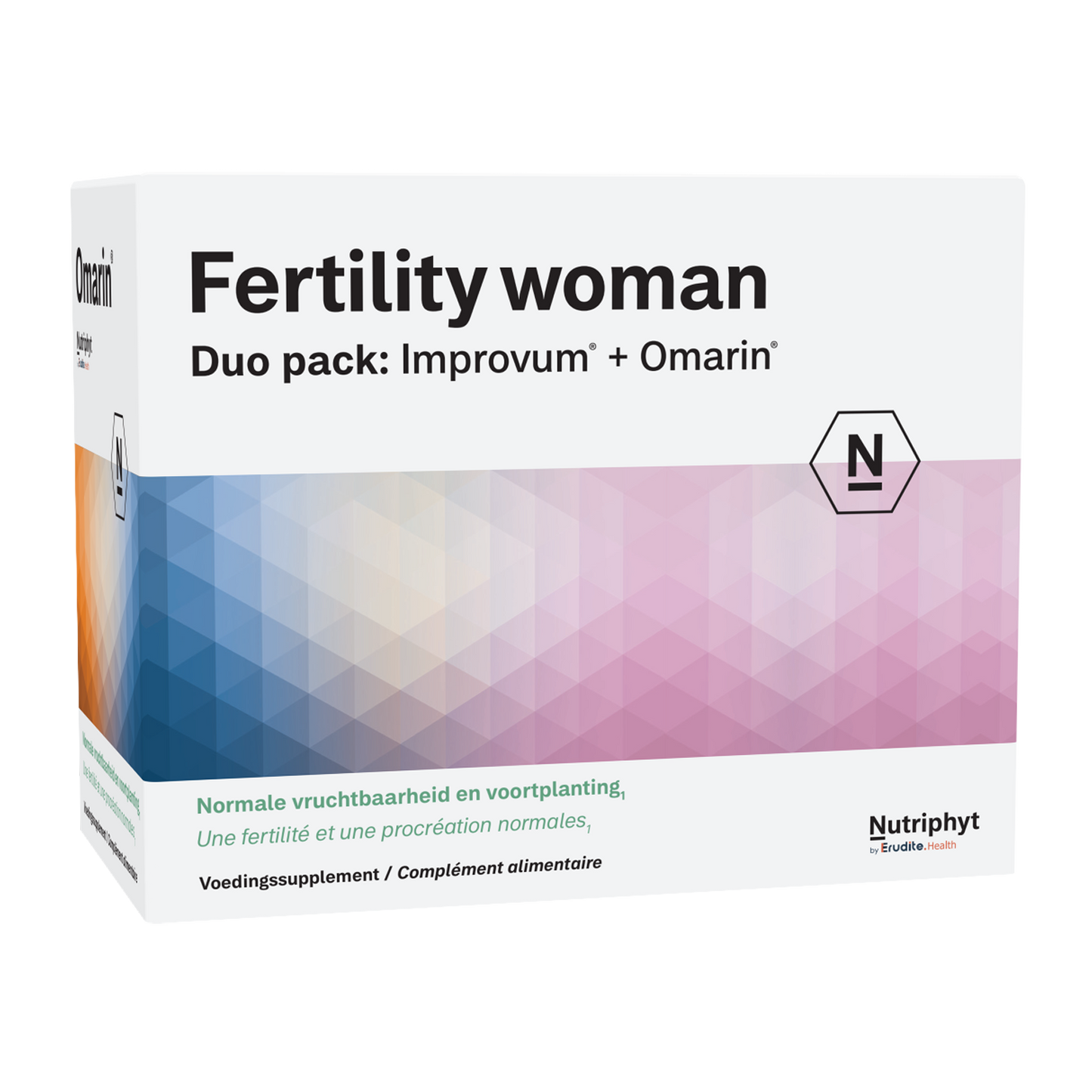 Nutriphyt Fertility woman duo 2 x 60 capsules 120 Capsules