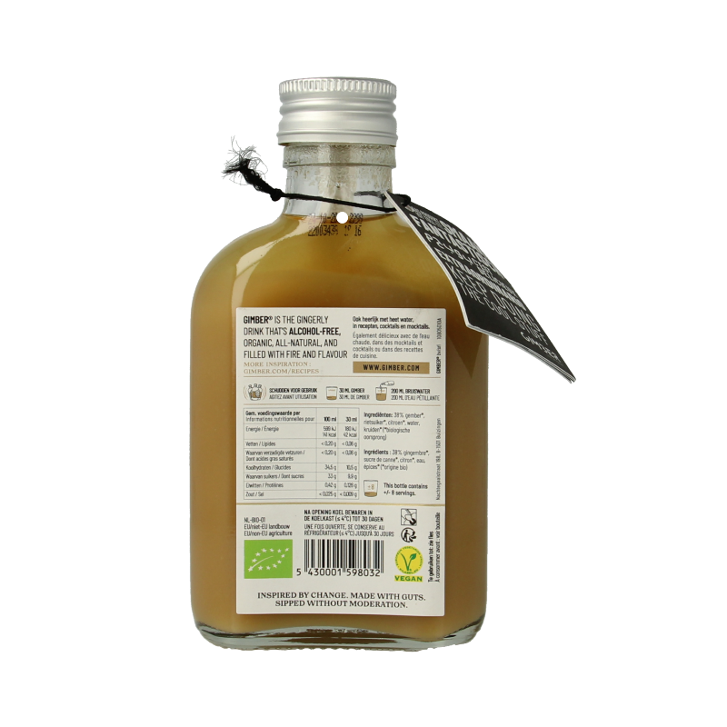 Gimber  No. 1 original gember concentraat bio 200 Milliliter