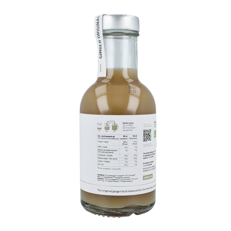 Gimber  No. 1 original gember concentraat bio 200 Milliliter
