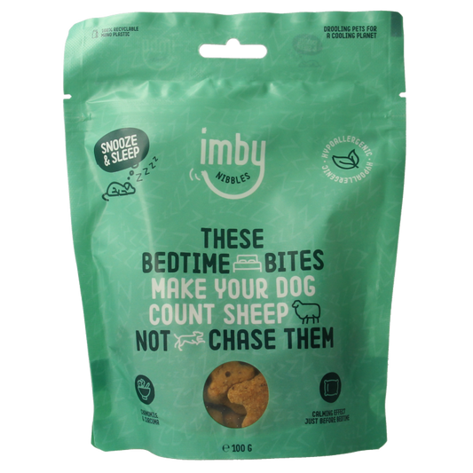 Imby Pet Food  Hondensnack biscuit plantaardig 100 Gram