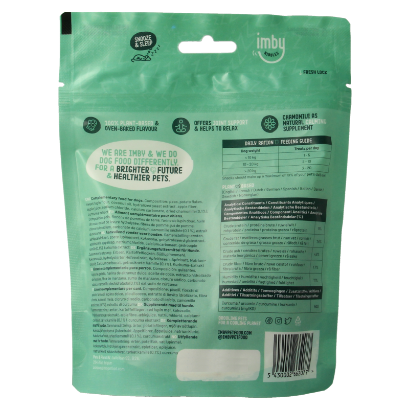 Imby Pet Food  Hondensnack biscuit plantaardig 100 Gram