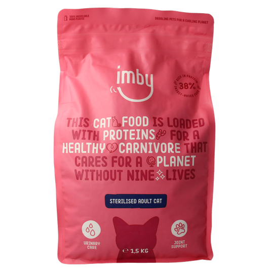 Imby Pet Food  Kattenbrokken insecteneiwitten 1500 Gram