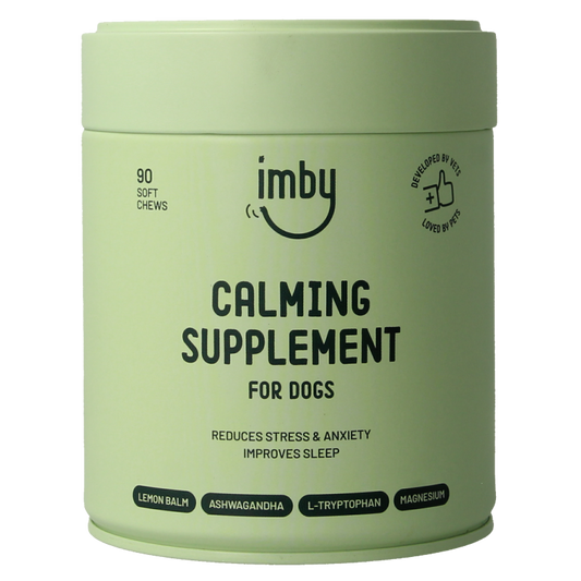 Imby Pet Food  Anti stress supplement hond 90 Kauwtabletten