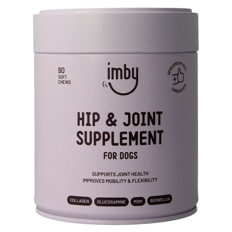 Imby Pet Food  Gewrichten & mobiliteit supplementen hond 90 Kauwtabletten