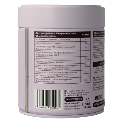 Imby Pet Food  Gewrichten & mobiliteit supplementen hond 90.00 Kauwtabletten