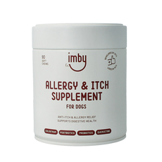Imby Pet Food  Supplement hond anti-allergie & jeuk 90 Kauwtabletten