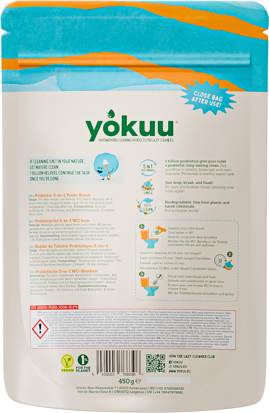 Yokuu Toilet bomb thyme and sea salt 30 Tabletten