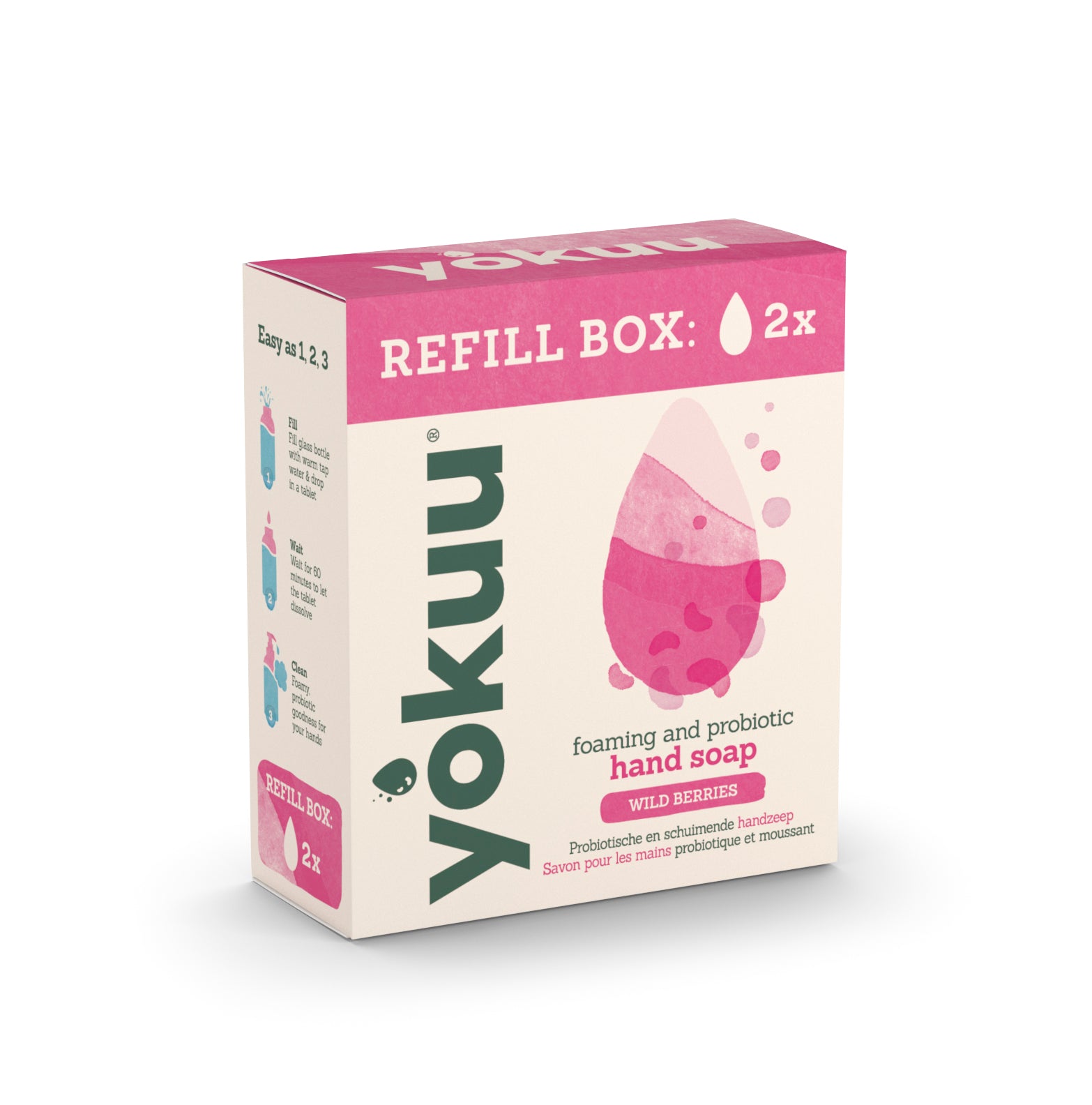 Yokuu Handzeep wild berries refill 2 Stuks