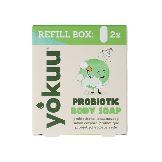 Yokuu Bodywash matcha refill 2 tabletten 1 Set