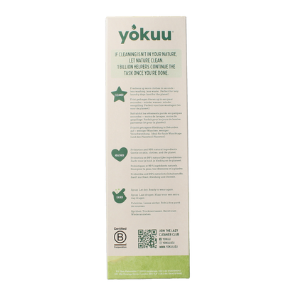 Yokuu Probiotische kledingopfrisser startkit parel+spray 1.00 Stuks