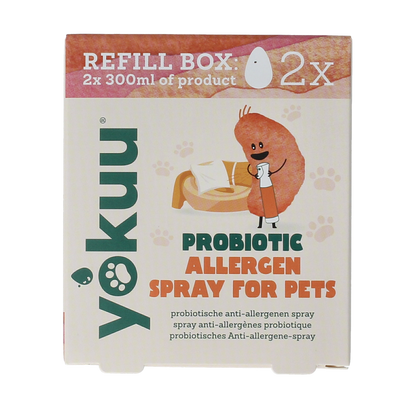 Yokuu Probio allergenenspray huisdieren refill 2.00 Stuks
