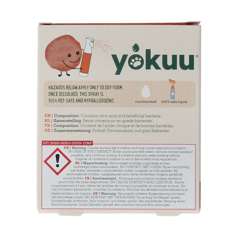 Yokuu Probio allergenenspray huisdieren refill 2 Stuks