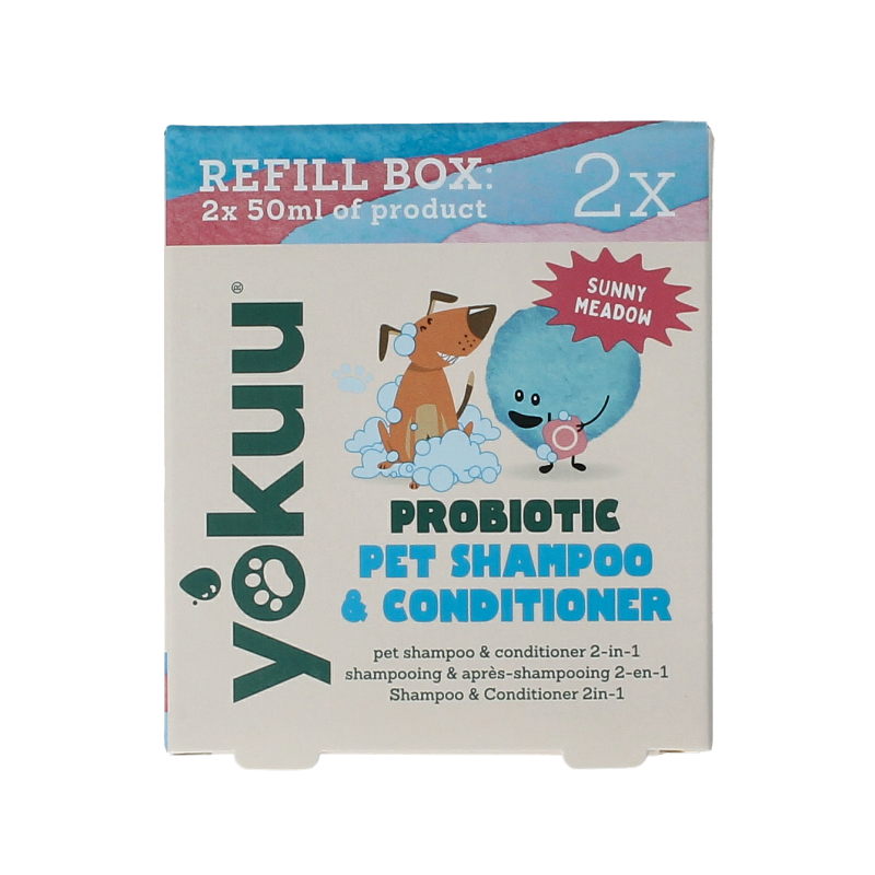 Yokuu Probio shampoo & conditioner huisdieren navul 2 Stuks