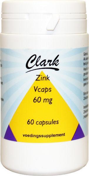 Clark Zink 60mg 60 Vegetarische capsules