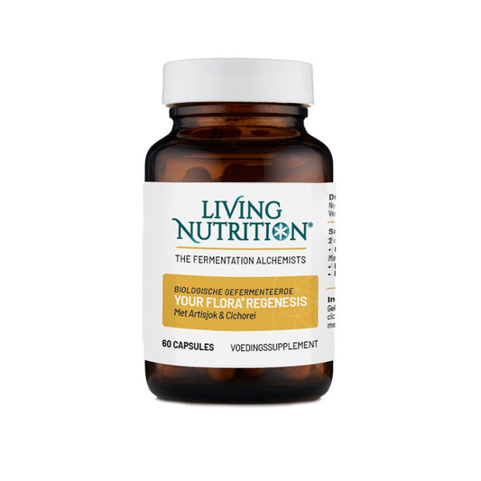Living Nutrition Your Flora Regenesis met artisjok en cichorei bio 60.00 Capsules