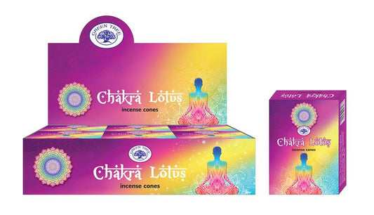 Green Tree Kegelwierook chakra lotus 10 Stuks