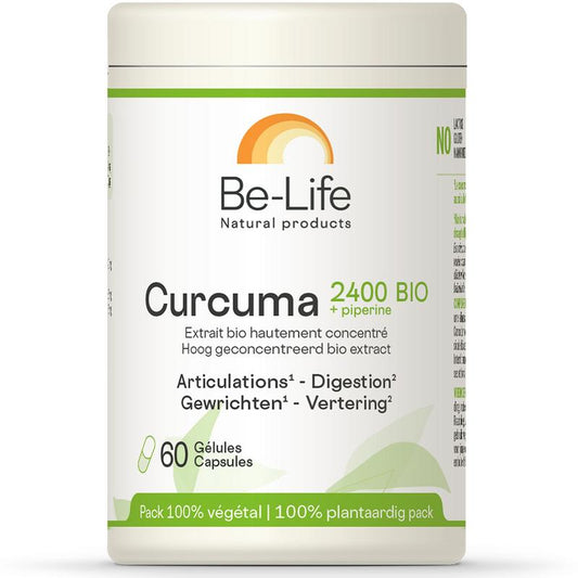 Be-Life Curcuma 2400 + piperine bio 60 Softgels