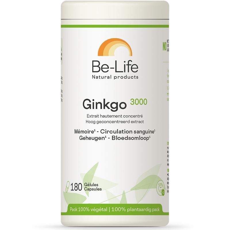 Be-Life Gink-go 3000 bio 180 Softgels