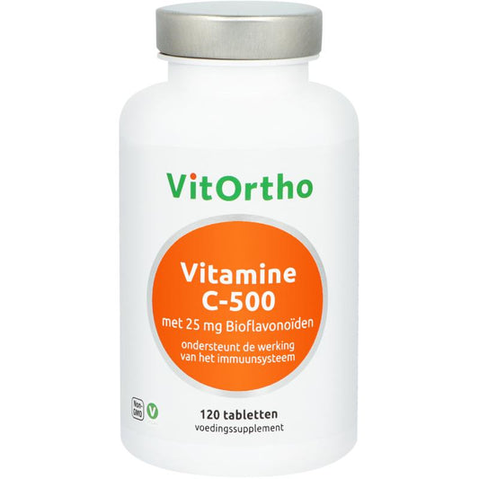 VitOrtho Vitamine C 500mg met 25mg bioflavonoiden 120 Tabletten