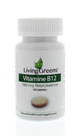 Livinggreens Vitamine B12 methylcobalamine 1000mcg 100 Tabletten