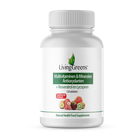 Livinggreens Multi vitaminen & mineralen antioxidant 120 Tabletten