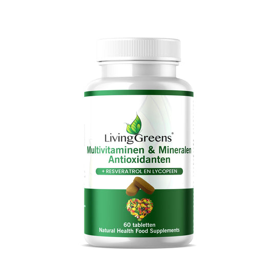 Livinggreens Multi vitaminen & mineralen antioxidant 60.00 Tabletten