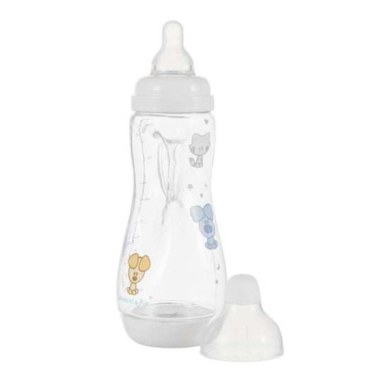 Difrax Handgreep fles 240ml Woezel & Pip 1.00 Stuks
