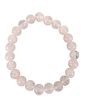 Ruben Robijn Kralenarmband roze kwarts 8mm 1.00 Stuks