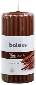 Bolsius True Scents stompkaars geur 120/58 old wood 1.00 Stuks