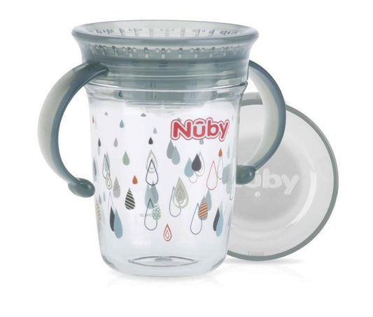 Nuby Wonder cup 240ml grijs 6+ maanden 1 Stuks