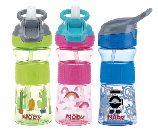 Nuby Flip it beker zachte tuit 360ml 3+ jaar 1 Stuks