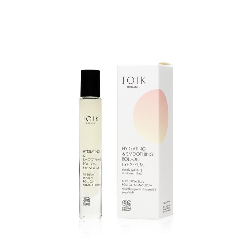 Joik Organics Hydrating & smoothing roll on eye serum 10 Milliliter