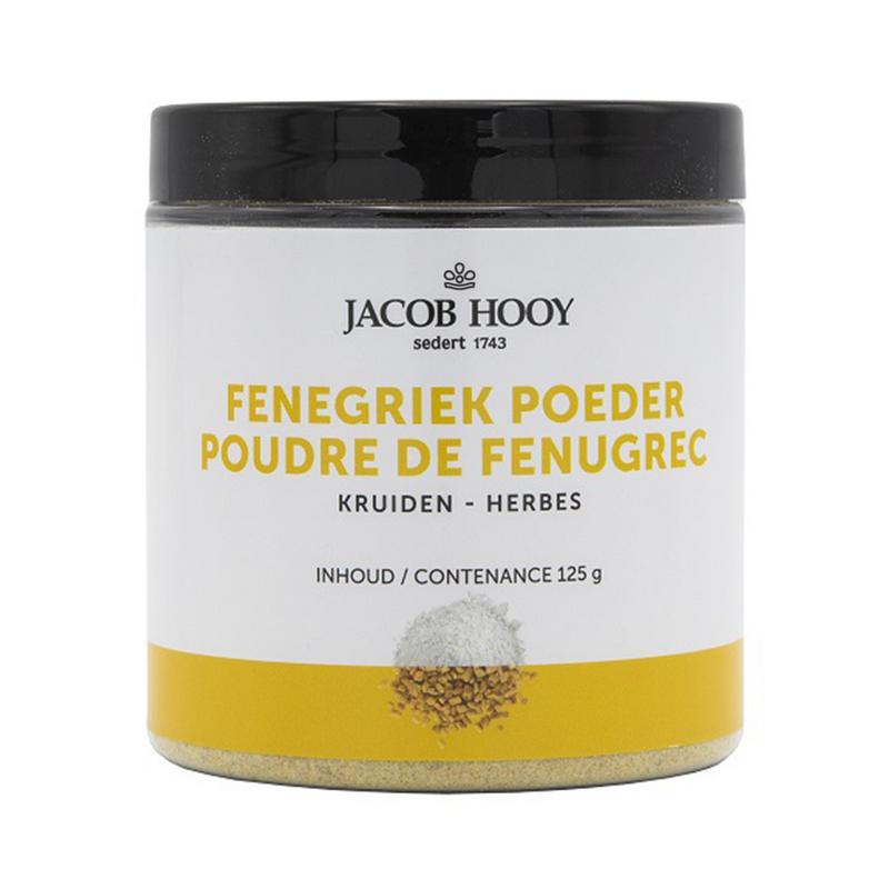 Jacob Hooy Fenegriekzaad gemalen pot 125 Gram