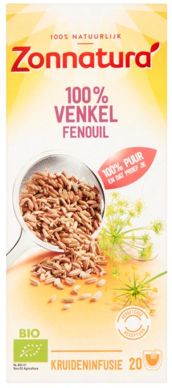 Zonnatura Venkel thee 100% bio 20 Zakjes
