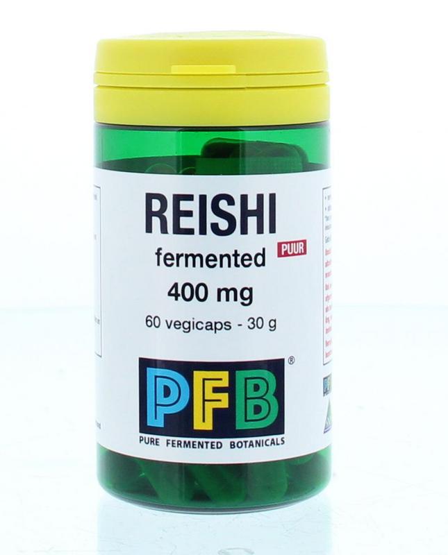 SNP Reishi fermented 400mg puur 60 Vegetarische capsules