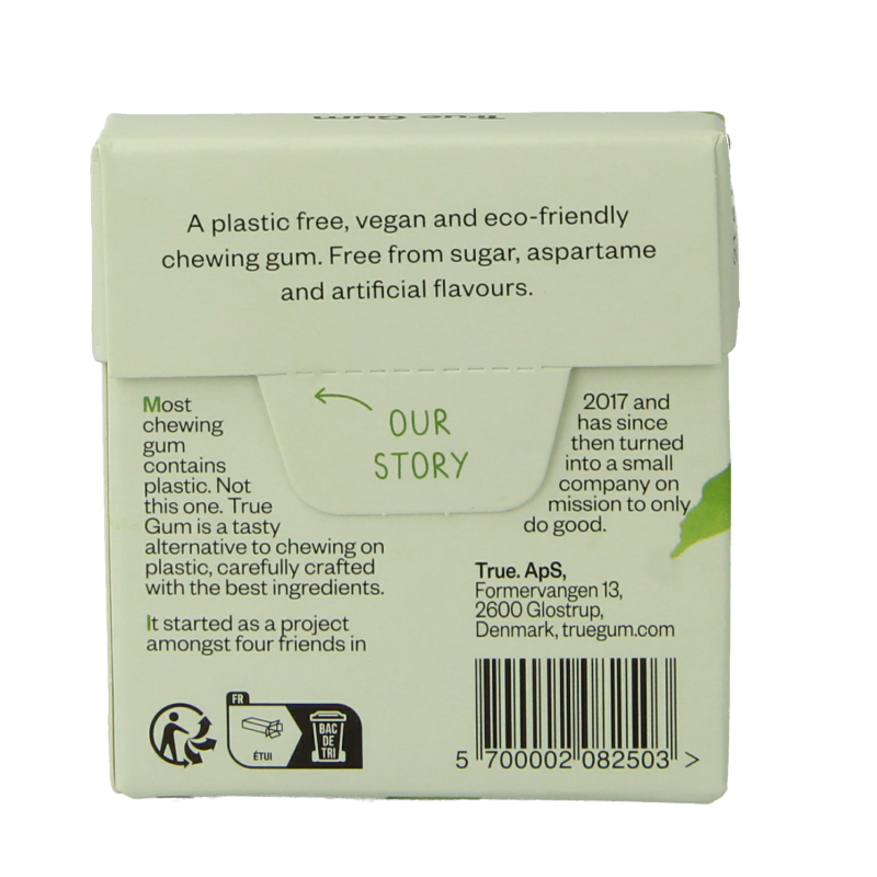 True Gum Mint suikervrij 21 Gram