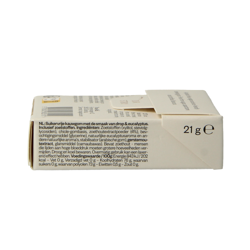 True Gum Liquorice eucalyptus 21 Gram