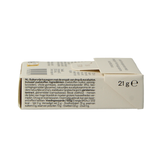 True Gum Liquorice eucalyptus 21 Gram