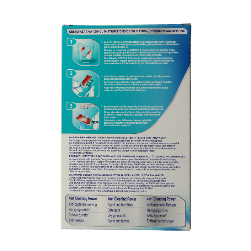 Corega Tabletten 3 minuten 30 Tabletten