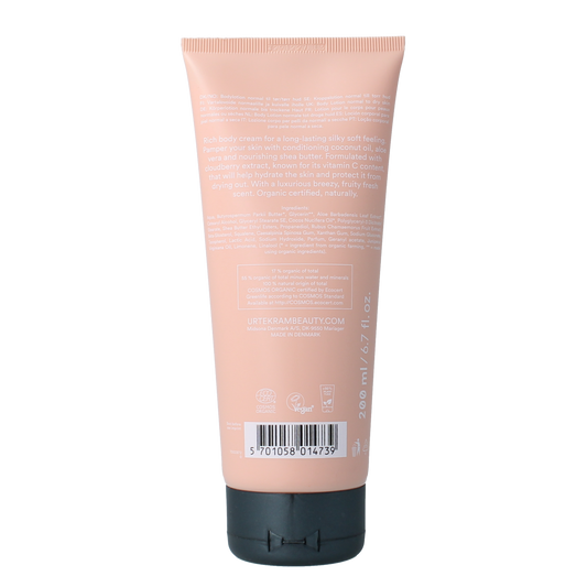 Urtekram Nordic berry voedende body creme 200.00 Milliliter