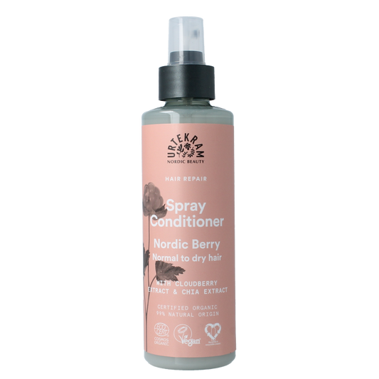 Urtekram Nordic berry spray conditioner normaal/droog haar 250 Milliliter