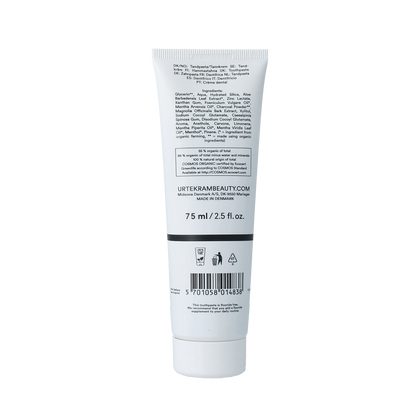 Urtekram Tandpasta actieve kool bio 75.00 Milliliter