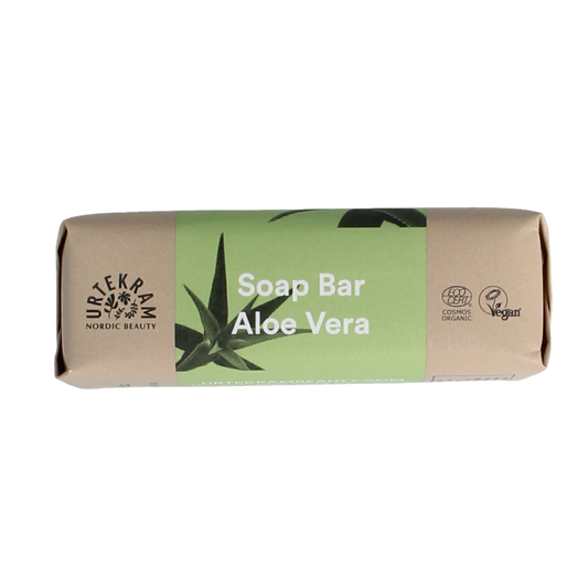Urtekram Stukje zeep aloe vera bio 100 Gram